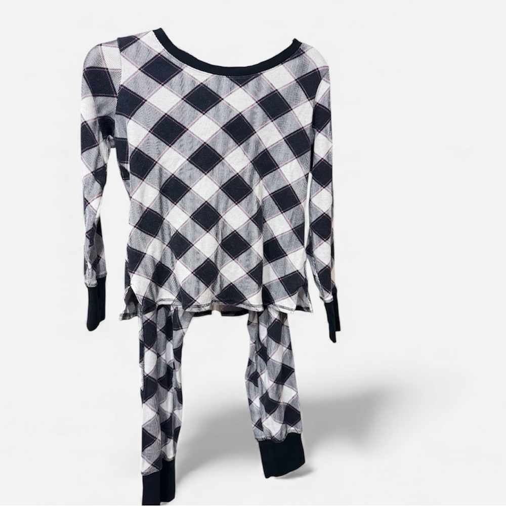 Victoria's Secret Black and White Checkered Pajama Pants